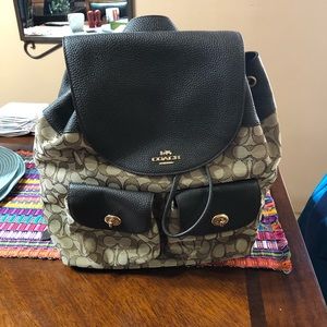 Coach back pack / purse